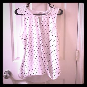 Super Cute Mixed Media Blouse